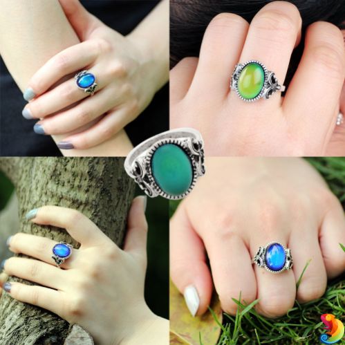 Sterling Silver Mood Ring Color Changing is Handmade by Old Hippie Dave 925  Sterling Silver WATER PROOF Great Christmas Gift - Etsy